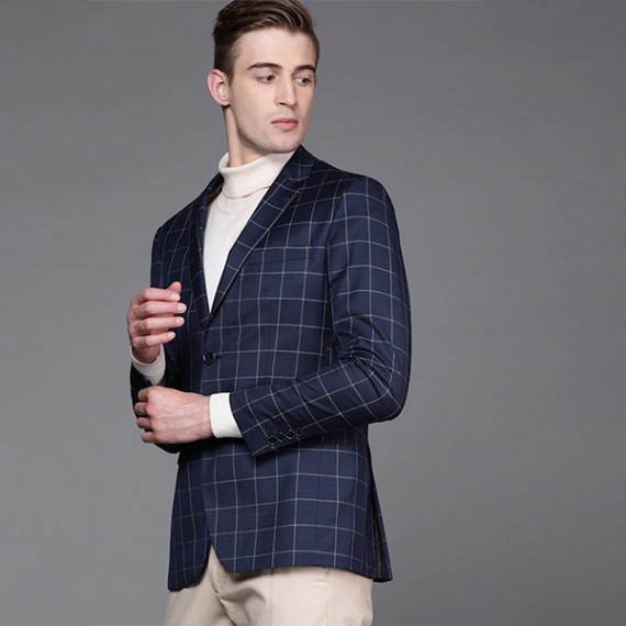https://www.letshopz.com/products/men-navy-blue-beige-slim-fit-checked-single-breasted-smart-casual-blazer