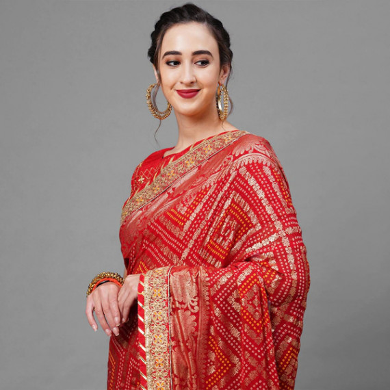 https://www.letshopz.com/products/red-gold-toned-woven-design-bandhani-saree